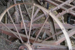 Antique farm machinery, Mount Barker Museum, Western Australia