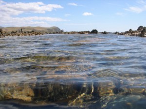 Sea and rocks, Plimmerton, New Zealand